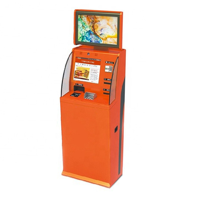 Doppio chiosco dell'erogatore di Sim Card Vending Machine Ticket dello schermo con il accettore della moneta