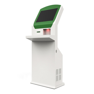 Chiosco della gestione di coda di self service del touch screen con la tastiera