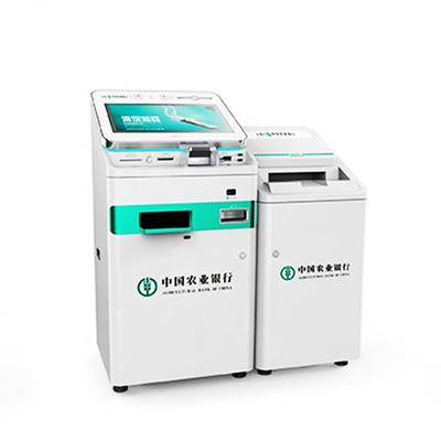 Macchina automatica di transazione di video del cassiere dello schermo attivabile al tatto del certificato del PCI bancomat della macchina