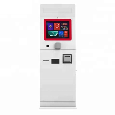 L'hotel di self service dell'ingresso controlla la macchina di bancomat del chiosco con il touch screen del LED