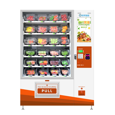 Chiosco fresco del distributore automatico dell'alimento della macedonia del ODM con ascensore