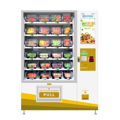 Chiosco fresco del distributore automatico dell'alimento della macedonia del ODM con ascensore