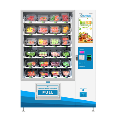 Chiosco fresco del distributore automatico dell'alimento della macedonia del ODM con ascensore