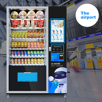 24 ore distributore automatico a 22 pollici di alimenti e delle bevande del distributore automatico di self service