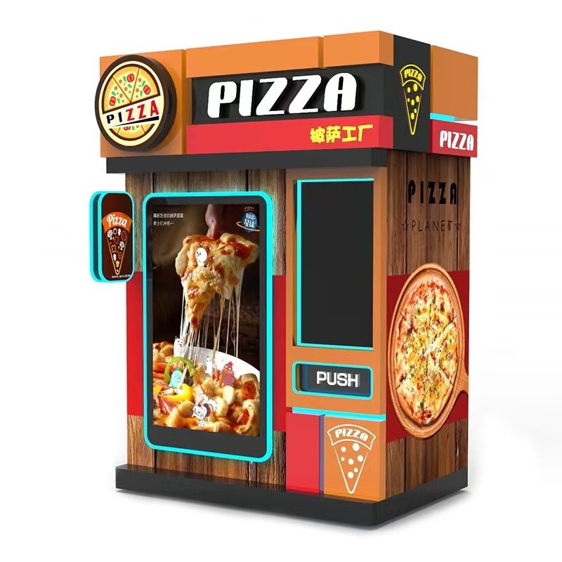 Pizza della macchina del chiosco del touch screen di self service che cucina il distributore automatico astuto automatico dell'alimento caldo
