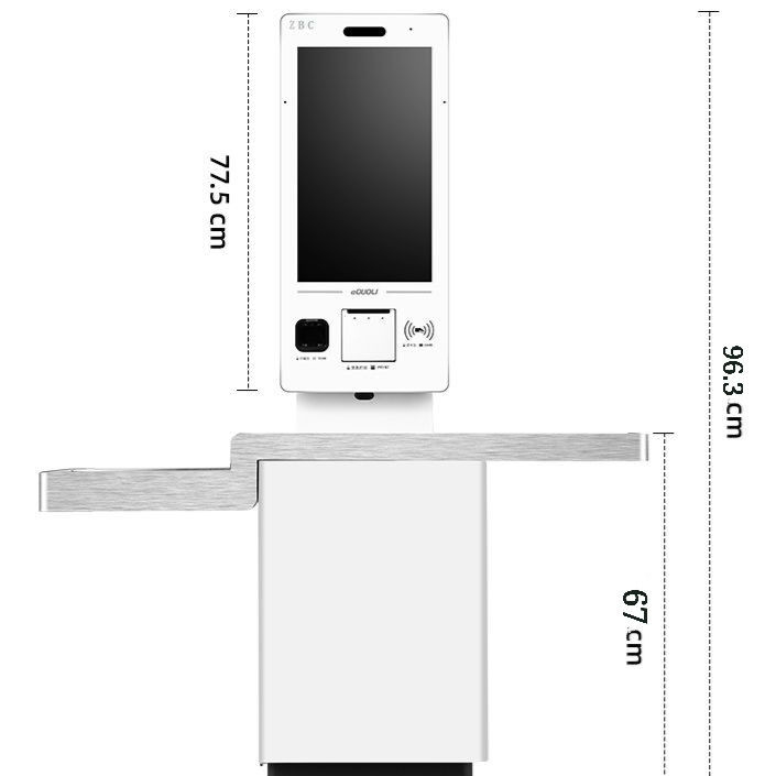 Distributore automatico costato pagamento di Payment Kiosk Ticket della stampante termica del sistema del chiosco di posizione della tassa di ordine