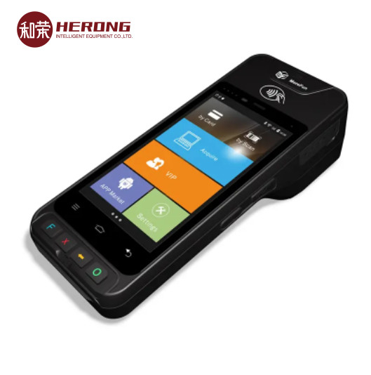DDR3 Portable POS Terminal Android 8.1 Long Zebra 2D Scanner Batteria Tempo di lavoro > 8 ore