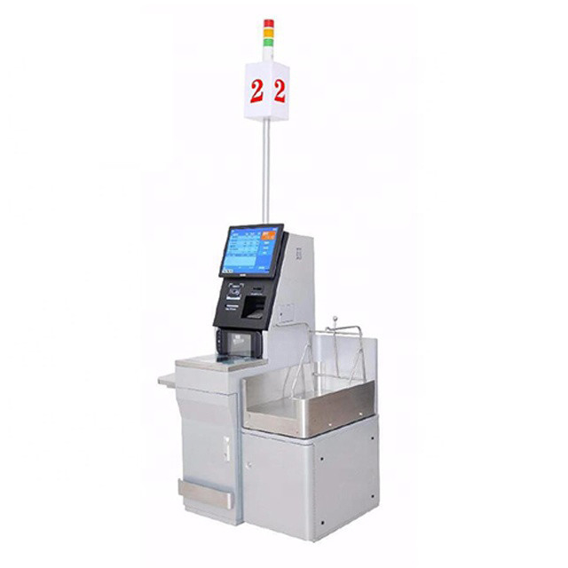 Macchine di self service del sistema di posizione di self service del touch screen RFID in supermercati