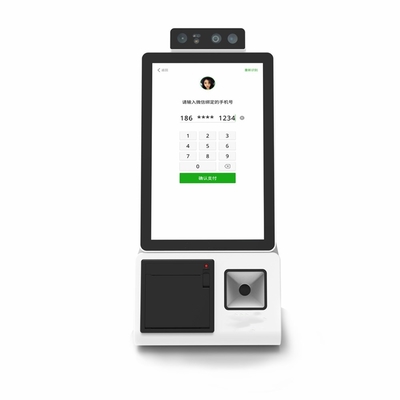 Autoservizio Ordinazione Pagamento Chiosco Macchina Ips Lcd Autoservizio Tablet Chiosco 10,1 pollici