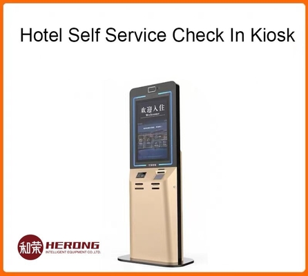 Hotel self-service check in kiosk schermo da 32 pollici con touch capacitive 50nits