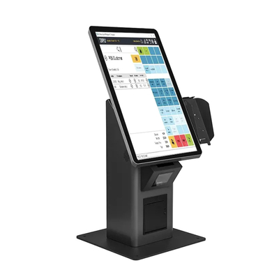 Chiosco di self-service di ordinazione Chiosco di self-payment con touch screen installato in ristorante