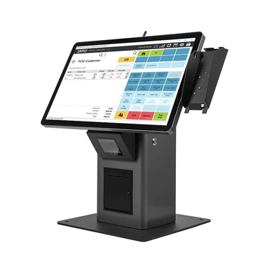 Chiosco di self-service di ordinazione Chiosco di self-payment con touch screen installato in ristorante
