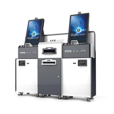 Sistema di posizione di Bill Payment Supermarket Cashier Kiosk con il doppio touch screen