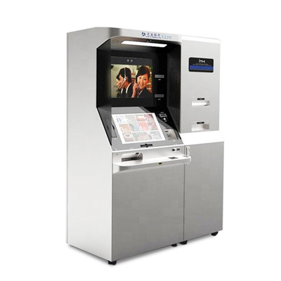Chiosco automatico della macchina di bancomat del video cassiere a 21,5 pollici per self service della Banca
