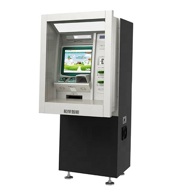 Accettore fissato al muro dei contanti del chiosco della macchina del cassiere di Bitcoin di bancomat di Bitcoin di 2 modi