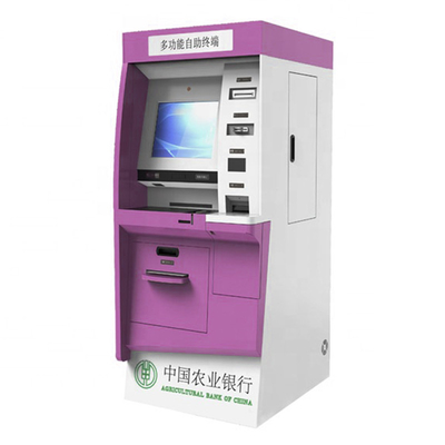 Chiosco della macchina di cassiere della Banca dei contanti di BANCOMAT con il lettore di schede And Dispenser